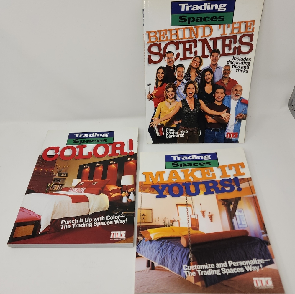 Trading Spaces design tv show books Lot of 3.‎